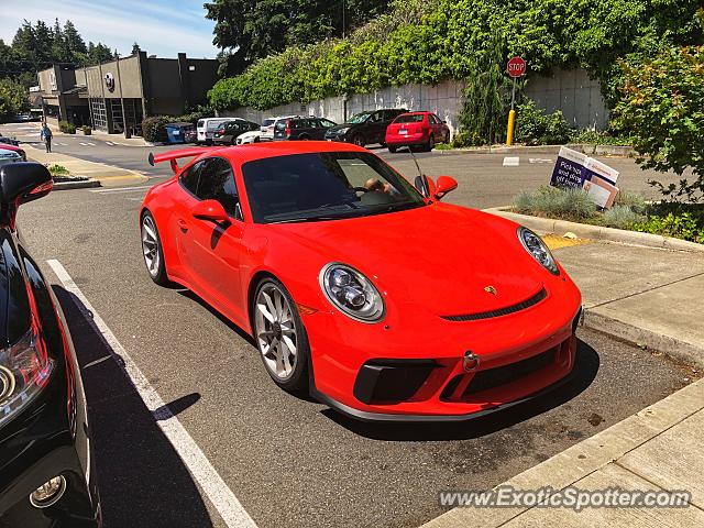 Porsche 911 GT3 spotted in Edmonds, Washington