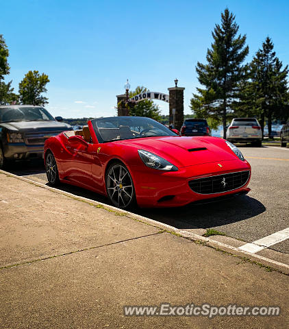 Ferrari California spotted in Hudson, Wisconsin