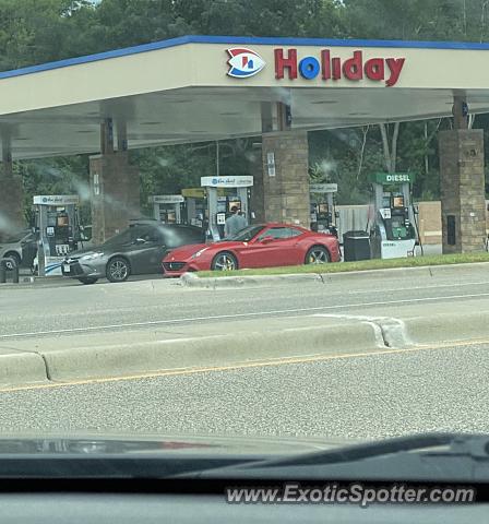 Ferrari California spotted in Stillwater, Minnesota