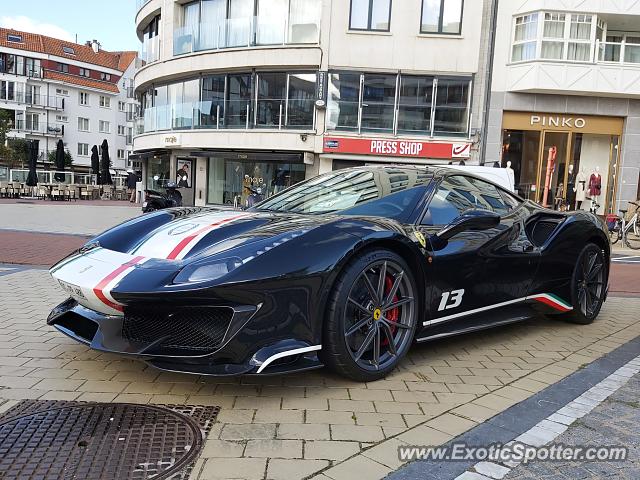 Ferrari 488 GTB spotted in Knokke, Belgium