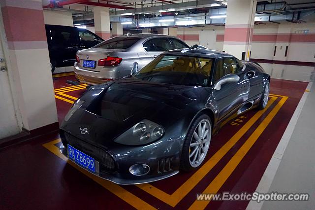 Spyker C8 spotted in Shanghai, China