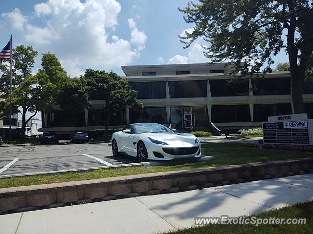 Ferrari Portofino spotted in Bloomfield Hills, Michigan