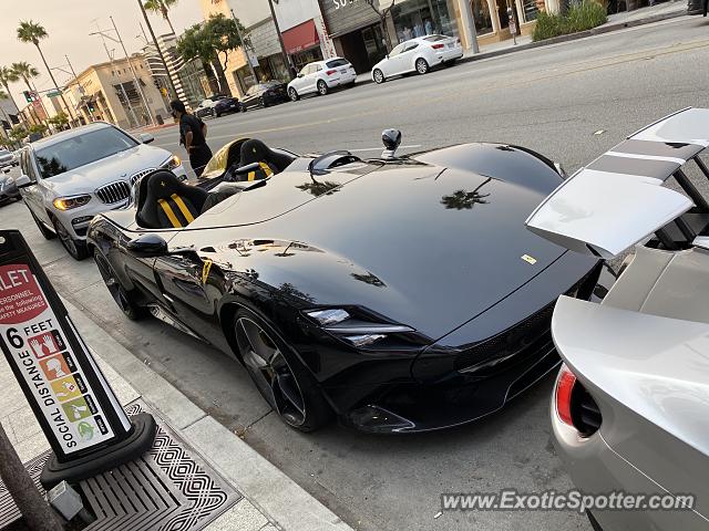 Ferrari Monza SP2 spotted in Beverly Hills, California