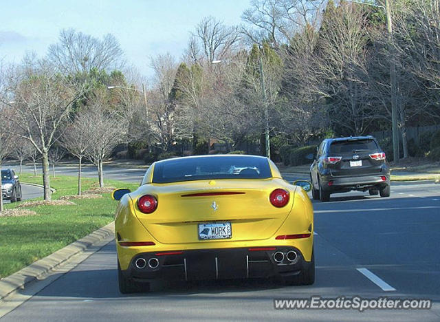 Ferrari California spotted in Charotte, North Carolina