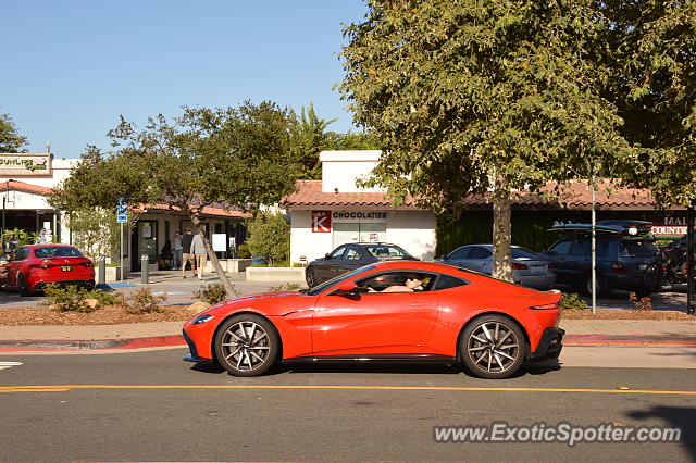 Aston Martin Vantage spotted in Malibu, California