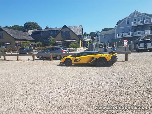 Lamborghini Aventador spotted in Westerly, Rhode Island