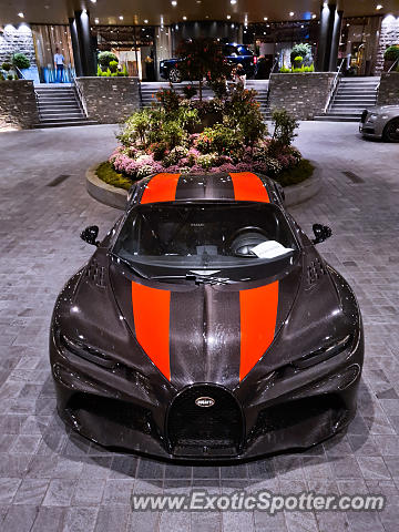 Bugatti Chiron spotted in Gstaad, Switzerland