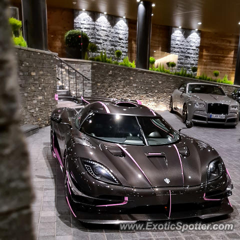 Koenigsegg One:1 spotted in Gstaad, Switzerland