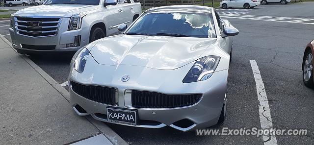 Fisker Karma spotted in Lake Park, Georgia