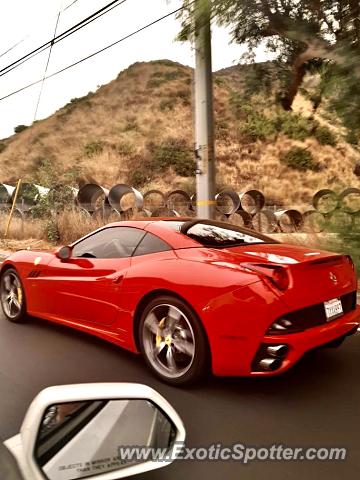 Ferrari California spotted in Los Angeles, California