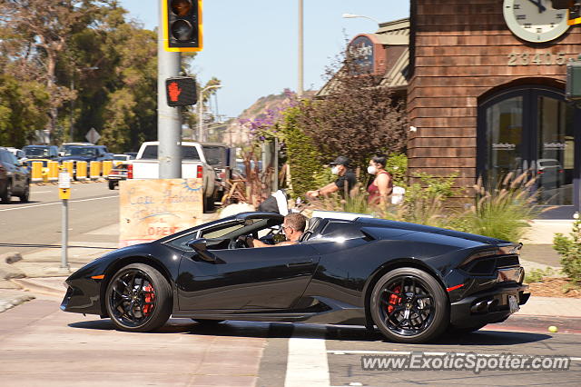 Lamborghini Huracan spotted in Malibu, California