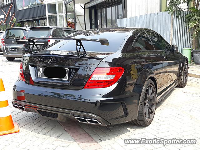 Mercedes C63 AMG Black Series spotted in Jakarta, Indonesia