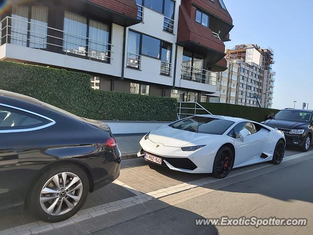 Lamborghini Huracan spotted in Knokke, Belgium