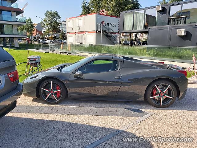 Ferrari 458 Italia spotted in Knokke, Belgium