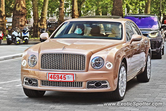 Bentley Mulsanne spotted in London, United Kingdom