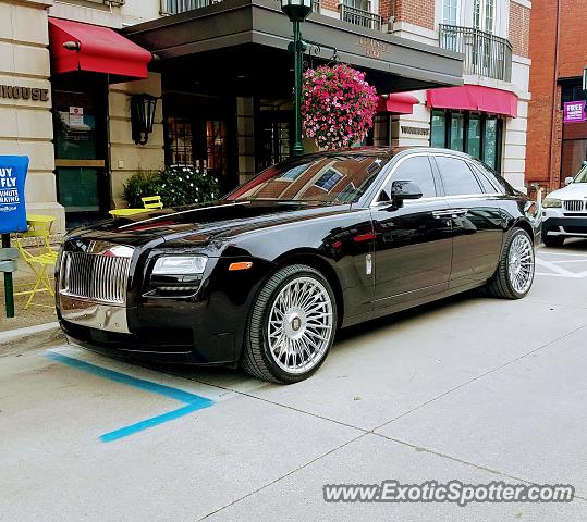 Rolls-Royce Ghost spotted in Birmingham, Michigan