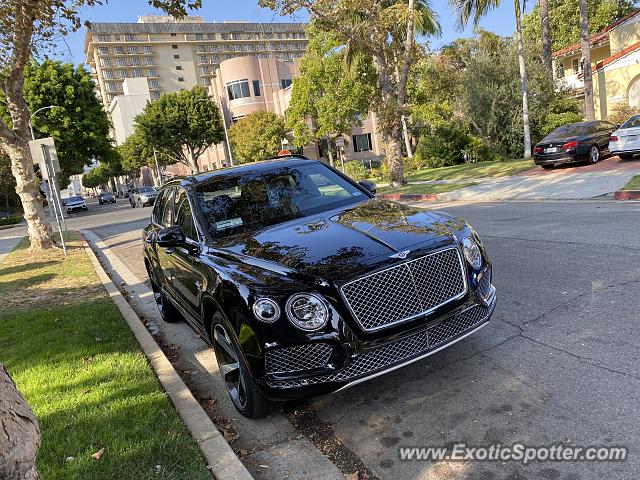 Bentley Bentayga spotted in Beverly Hills, California