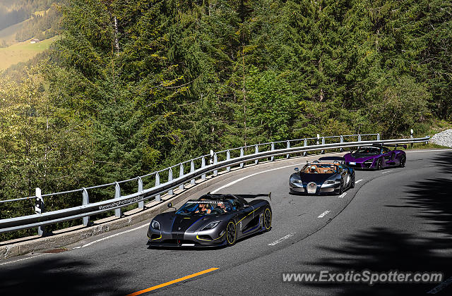 Koenigsegg Agera spotted in Route des Mosses, Switzerland
