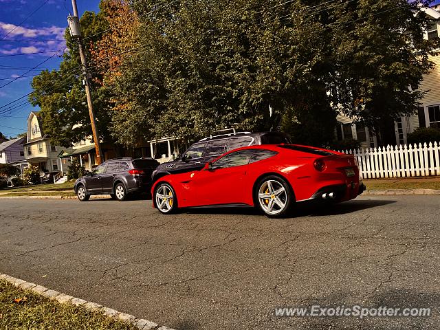Ferrari F12 spotted in Westfield, New Jersey