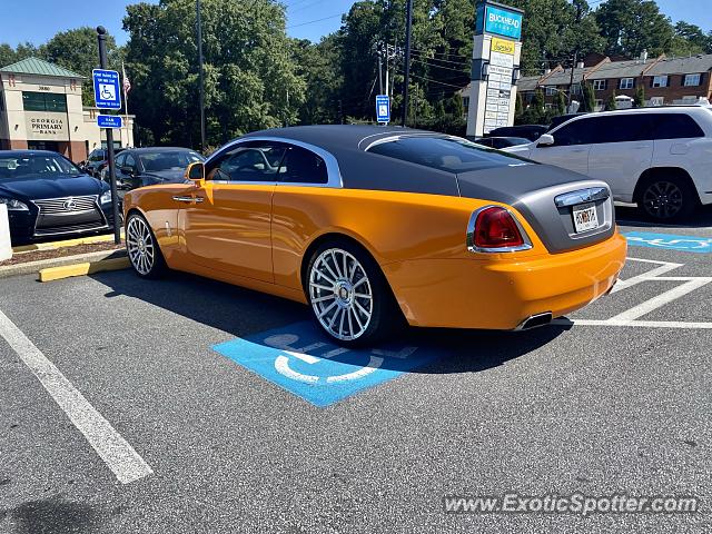 Rolls-Royce Wraith spotted in Atlanta, Georgia