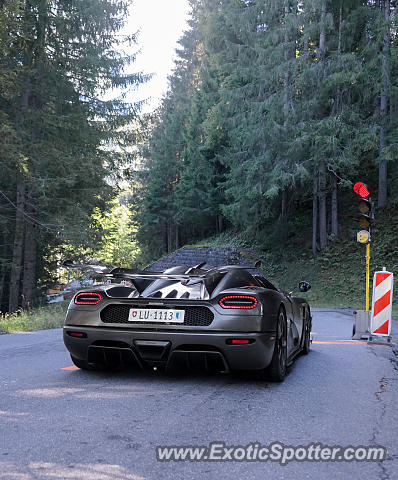 Koenigsegg One:1 spotted in Gstaad, Switzerland