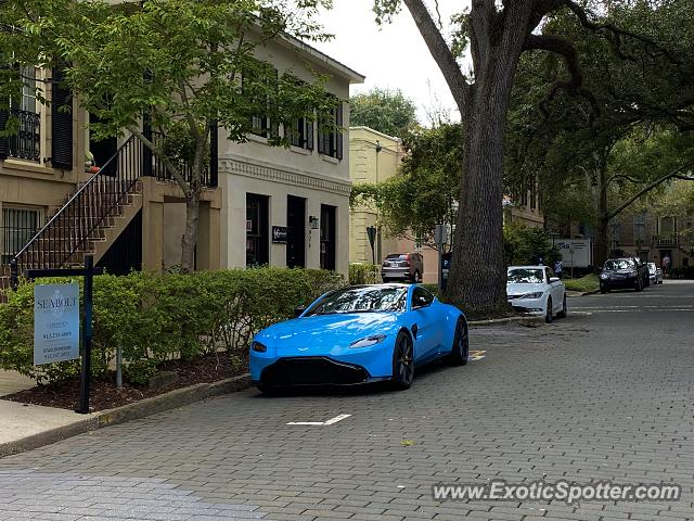 Aston Martin Vantage spotted in Savannah, Georgia
