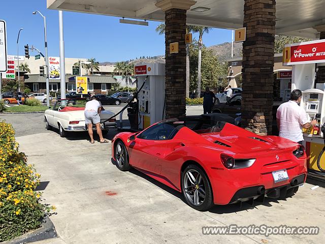 Ferrari 488 GTB spotted in Maibu, California