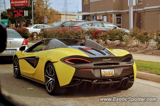 Mclaren 570S spotted in Bloomfield Hills, Michigan