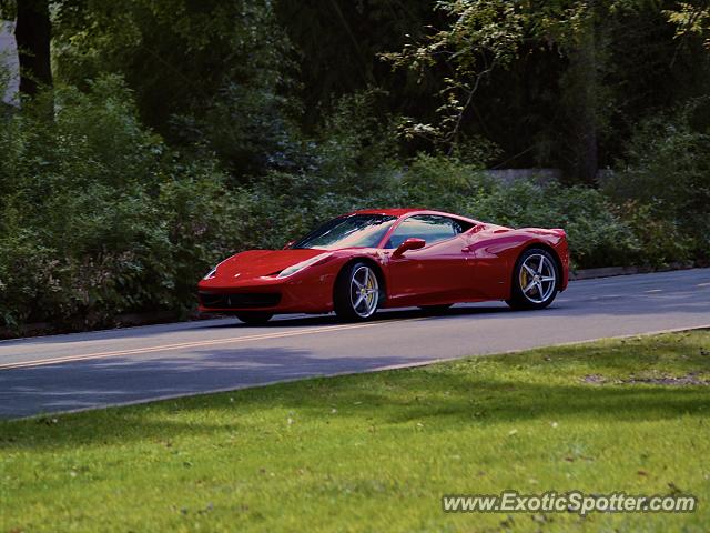 Ferrari 458 Italia spotted in Clark, New Jersey
