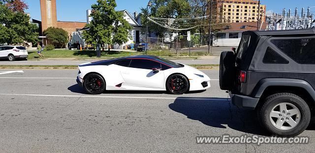 Lamborghini Huracan spotted in Clarendon, Virginia