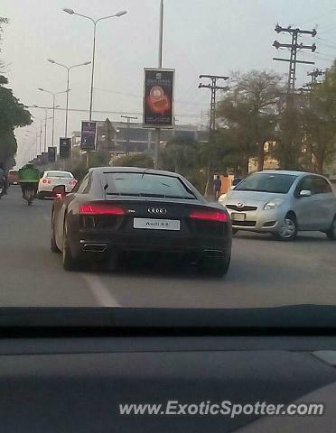 Audi R8 spotted in Islamabad, Pakistan