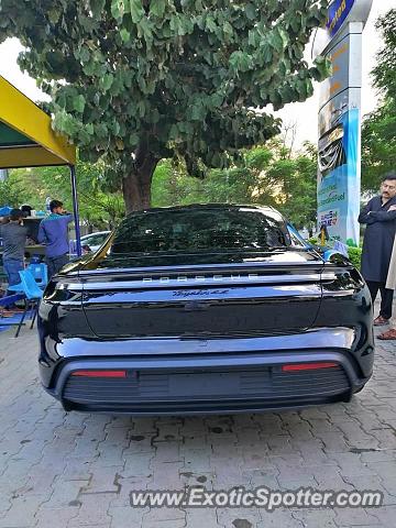 Porsche Taycan (Turbo S only) spotted in Islamabad, Pakistan