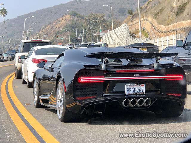 Bugatti Chiron spotted in Malibu, California