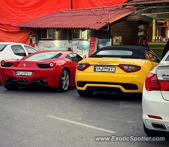 Ferrari 458 Italia spotted in Tehran, Iran