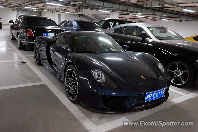Porsche 918 Spyder spotted in Shanghai, China