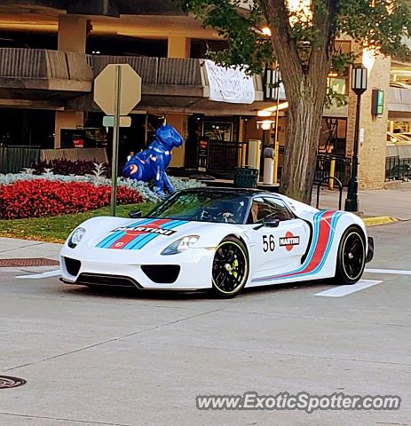 Porsche 918 Spyder spotted in Bloomfield Hills, Michigan