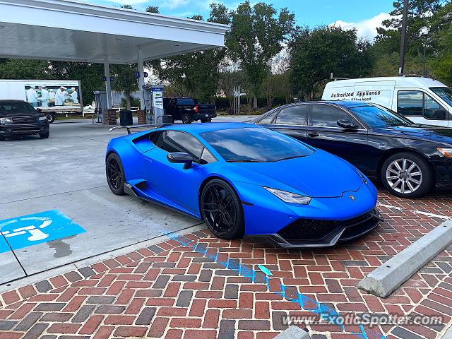 Lamborghini Huracan spotted in Bluffton, South Carolina