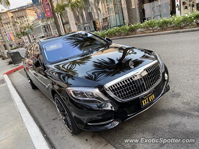 Mercedes Maybach spotted in Beverly Hills, California