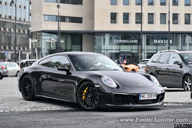 Porsche 911 spotted in Warsaw, Poland
