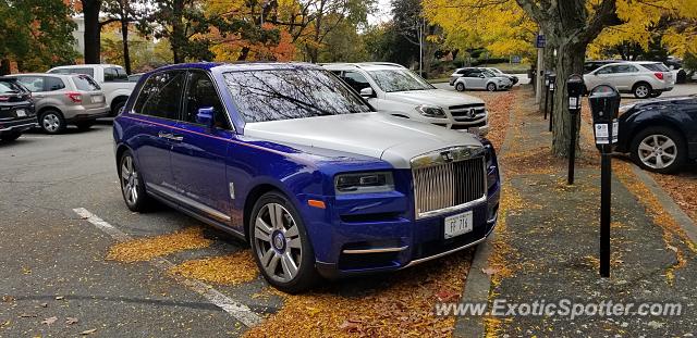 Rolls-Royce Cullinan spotted in Wellesley, Massachusetts