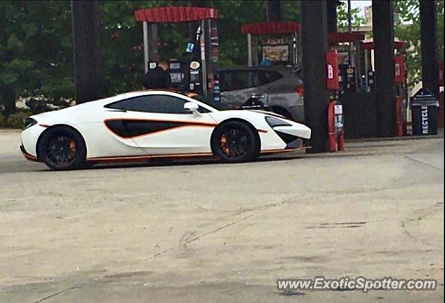 Mclaren 570S spotted in Greensboro, United States