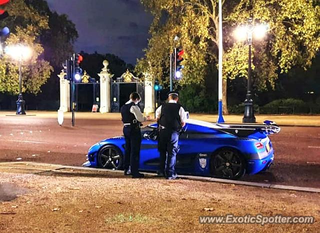 Koenigsegg One:1 spotted in London, United Kingdom