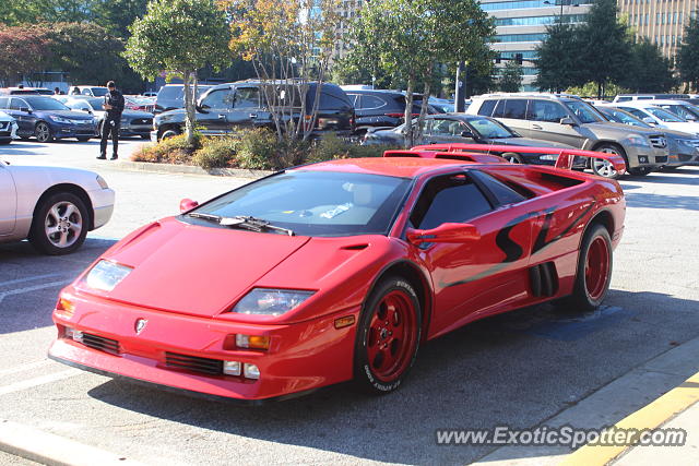 Lamborghini Diablo spotted in Buckhead, Georgia