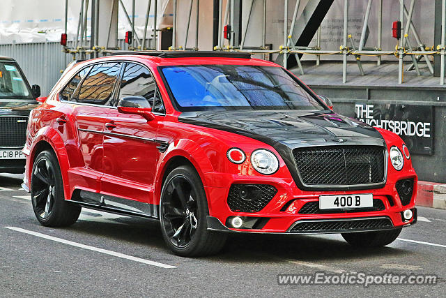 Bentley Bentayga spotted in London, United Kingdom