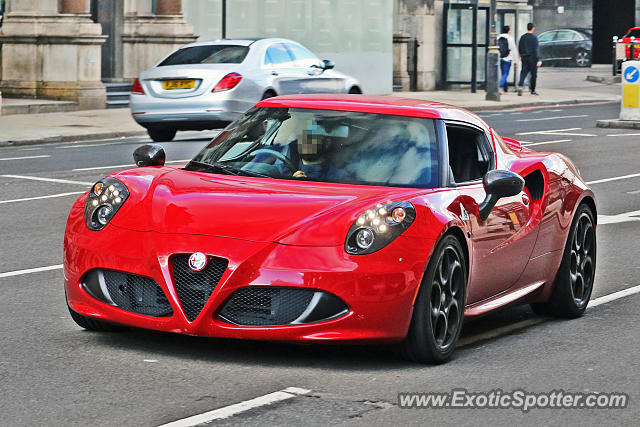 Alfa Romeo 4C spotted in London, United Kingdom