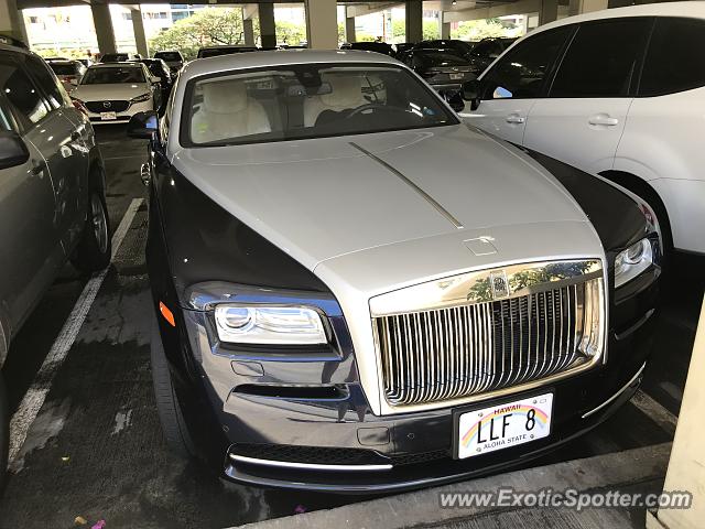 Rolls-Royce Wraith spotted in Honolulu, Hawaii