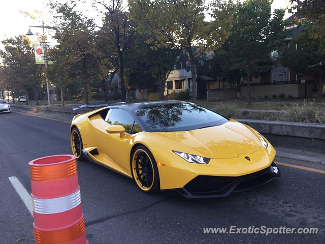 Lamborghini Huracan spotted in Calgary, Canada