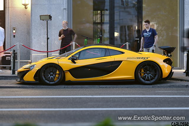 Mclaren P1 spotted in Warsaw, Poland