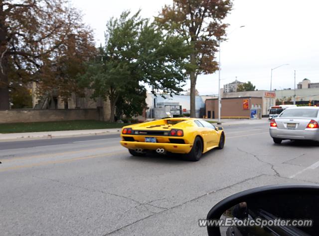 Lamborghini Diablo spotted in London, Ontario, Canada