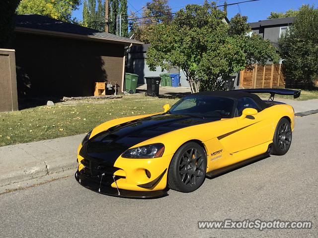 Dodge Viper spotted in Calgary, Canada